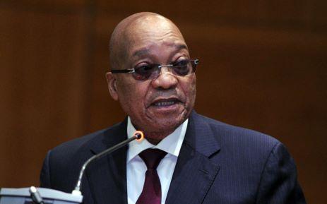 President Jacob Zuma during the debate on President Jacob Zuma