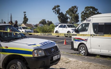 The bullet-ridden taxi in Blue Downs after police mistakenly opened fire on it, killing two of the occupants. Picture: Thomas Holder/EWN