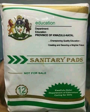 Sanitary pads will be distributed by the KwaZulu-Natal education department to female students in quantile 1-4 schools. (Facebook)