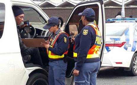 FILE: SA Police Service officers are seen during a roadblock in Cape Town. Picture: SAPS