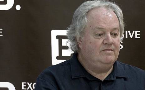 Veteran journalist Jacques Pauw, author of 'The President's Keepers', during the book launch at the Brooklyn Mall in Pretoria on 9 November 2017. Picture: Louise McAuliffe/EWN