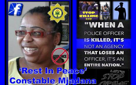 Constable Caroline Mjandana was murdered while on duty. Picture: Public Servant PE Appreciation Squad/facebook.com