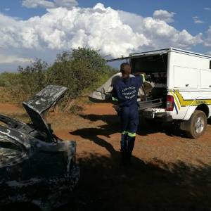 Forensic Pathology Services removing the bodies from the scene. (Supplied)