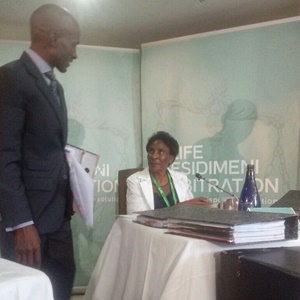 Deputy director of mental health, Hannah Jacobus at the Life Esidimeni hearings. (Nation Nyoka, News24)