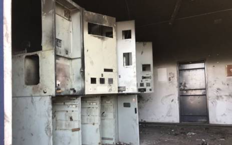 The Bonteheuwel substation after being gutted by a fire. Picture: Lauren Isaacs/EWN